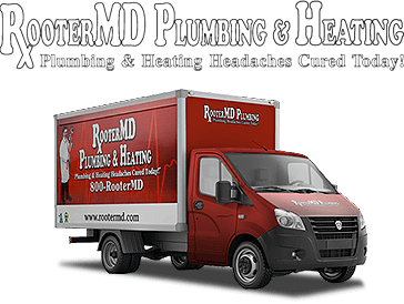Rooter MD Plumbing LLC Truck with Logo