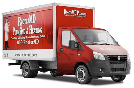 Rooter MD Plumbing LLC Home Service Truck
